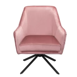 Pia Pleat Swivel Chair - Rose -Furniture Series Store 12882869 9754887373328589