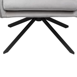 Pia Pleat Swivel Chair - Silver -Furniture Series Store 12882871 1334887373193112