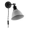 Country Living Farmhouse Plug In Wall Light - Grey -Furniture Series Store 12882889 5954860936490008