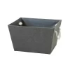 Grey Herringbone Large Storage Basket -Furniture Series Store 12886446 1934857031298286