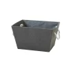 Grey Herringbone Medium Storage Basket -Furniture Series Store 12886594 1754857031446474