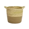 Neutral Corn And Jute Medium Woven Basket -Furniture Series Store 12886599 1574857031570299
