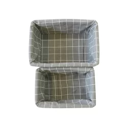 Set Of 2 White Willow Lined Baskets -Furniture Series Store 12886609 2634857031752972