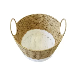 Round Natural White Paper Basket -Furniture Series Store 12886612 1664857031767954