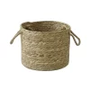 Natural Rush Basket With Rope Handles 1 Natural Rush Basket With Rope Handles -Furniture Series Store 12886616 2044857031717578