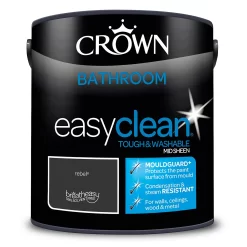 Crown Easyclean® Mouldguard+ Bathroom Mid Sheen Washable Multi Surface Paint Rebel® - 2.5L -Furniture Series Store 12886771 3034853416054662