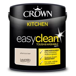 Crown Easyclean®Greaseguard+ Kitchen Matt Washable Multi Surface Paint Afternoon Tea® - 2.5L -Furniture Series Store 12886956 4814853416267983
