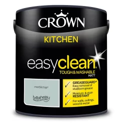 Crown Easyclean®Greaseguard+ Kitchen Matt Washable Multi Surface Paint Marble Top® - 2.5L 15 Crown Easyclean®Greaseguard+ Kitchen Matt Washable Multi Surface Paint Marble Top® - 2.5L -Furniture Series Store 12886965 4954853416478766