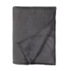Fleece Throw Charcoal 120x150cm -Furniture Series Store 12887896 1994843712659245