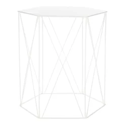 Hex Side Table Set Of 2 White 13 Hex Side Table Set Of 2 White -Furniture Series Store 12888151 2074947208480038