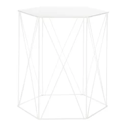 Hex Side Table Set Of 2 White 12 Hex Side Table Set Of 2 White -Furniture Series Store 12888151 2124947208453494