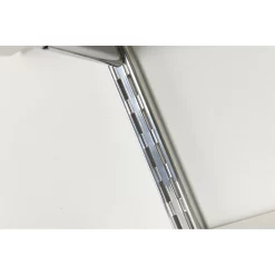 Twin Slot Shelving Kit - 1219mm Krome Twinslot And 120mm Brackets - Chrome Effect