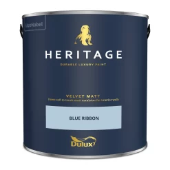 Dulux Heritage Matt Emulsion Paint Blue Ribbon - 2.5L -Furniture Series Store 12899080 1994847654420103