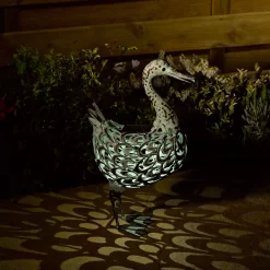 Solar Silhouette Duck - 43x12x27.5cm