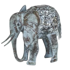 Solar Silhouette Elephant - 34x23.5x38cm -Furniture Series Store 12912163 6004845869785845