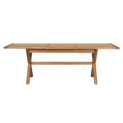 Hocombe 8-10 Seat Extending Dining Table - Oak -Furniture Series Store 12914673 6174933242480396