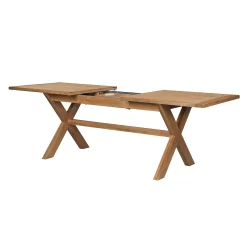 Hocombe 8-10 Seat Extending Dining Table - Oak -Furniture Series Store 12914673 7574933242443286