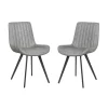 Dalston Dining Chair - Set Of 2 - Silver 2 Dalston Dining Chair - Set Of 2 - Silver -Furniture Series Store 12915457 9344907617436499