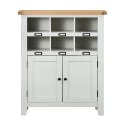Ashstead Shoe Cupboard - Oak & Ivory -Furniture Series Store 12917100 1014901115721347