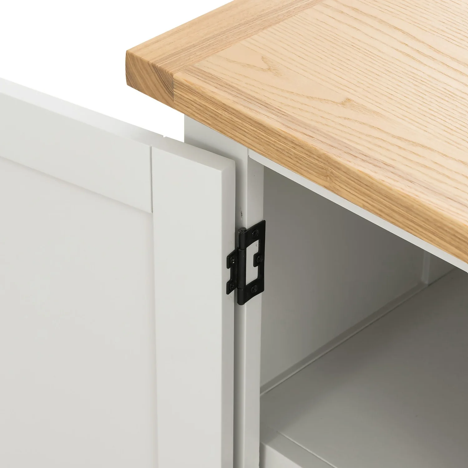 Ashstead Small Sideboard - Oak & Ivory 10 Ashstead Small Sideboard - Oak & Ivory - Image 8