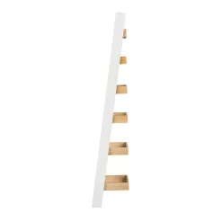 Ashstead Ladder Shelf - Oak & Ivory -Furniture Series Store 12917109 8734897161945000