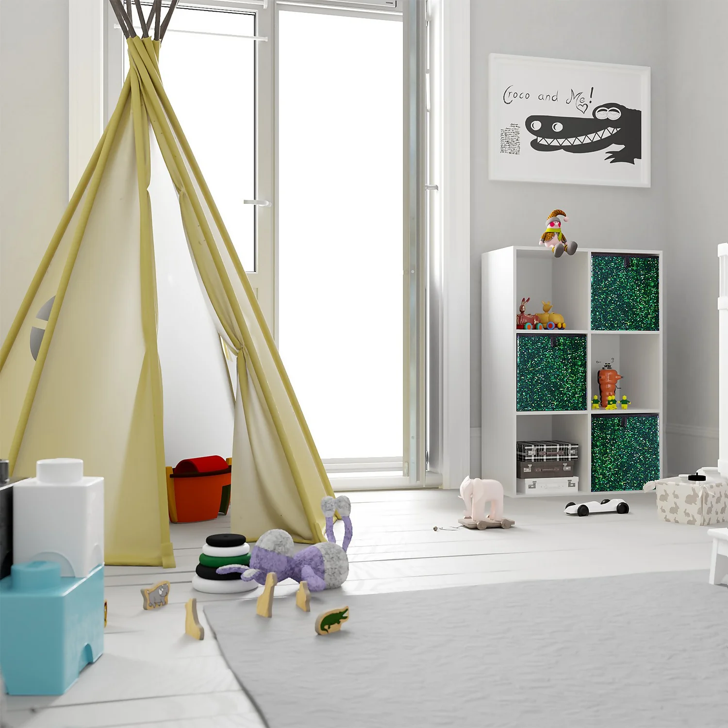 Living Elements Compact Cube Sequin Drawing Insert - Black 4 Living Elements Compact Cube Sequin Drawing Insert - Black - Image 2