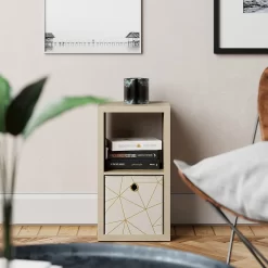 Clever Cube Velvet Geometric Insert - Cream & Gold 7 Clever Cube Velvet Geometric Insert - Cream & Gold -Furniture Series Store 12932955 1694887877084767