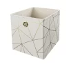 Clever Cube Velvet Geometric Insert - Cream & Gold -Furniture Series Store 12932955 9874887876969402