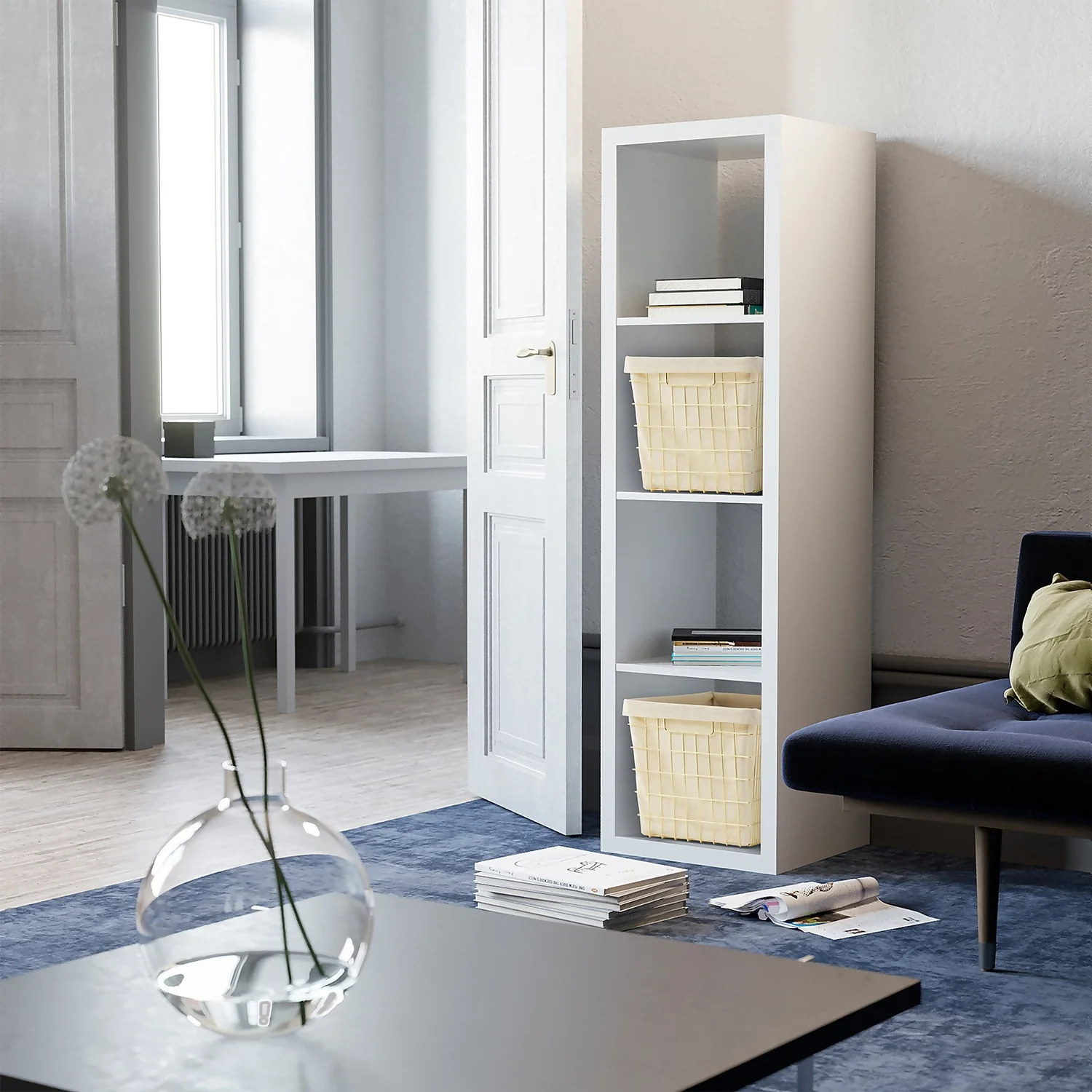 Clever Cube Wire Insert Gold Storage Basket 4 Clever Cube Wire Insert Gold Storage Basket - Image 2