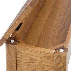 Norbury Storage Dining Bench - Oak -Furniture Series Store 12940845 4574874669814591