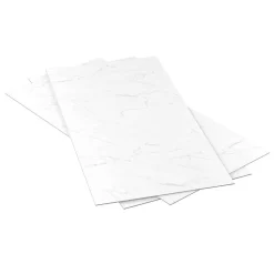 Plancs White Marble Self-Adhesive Vinyl Floor Tile - 5pc Pack Covers 0.93sqm -Furniture Series Store 12968592 1514946463407445