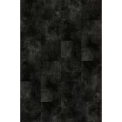 Plancs Black Slate Self-Adhesive Vinyl Floor Tile - 5pc Pack Covers 0.93sqm