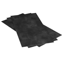 Plancs Black Slate Self-Adhesive Vinyl Floor Tile - 5pc Pack Covers 0.93sqm -Furniture Series Store 12968595 8104946463344319