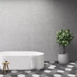 None Pembroke Hex Vinyl Sheet Flooring - 3x2m Roll -Furniture Series Store 13053379 4915002420199610