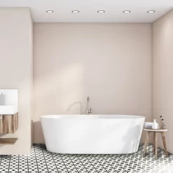 None Scottsdale White Vinyl Sheet Flooring - 3x2m Roll -Furniture Series Store 13053381 1995002420412169