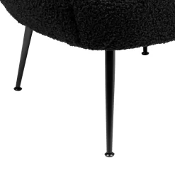 Tori Boucle Tub Chair - Black -Furniture Series Store 13130400 1734919264983581