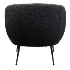 Tori Boucle Tub Chair - Black -Furniture Series Store 13130400 1794919264933832