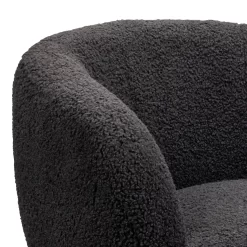Tori Boucle Tub Chair - Black -Furniture Series Store 13130400 2104919264948529