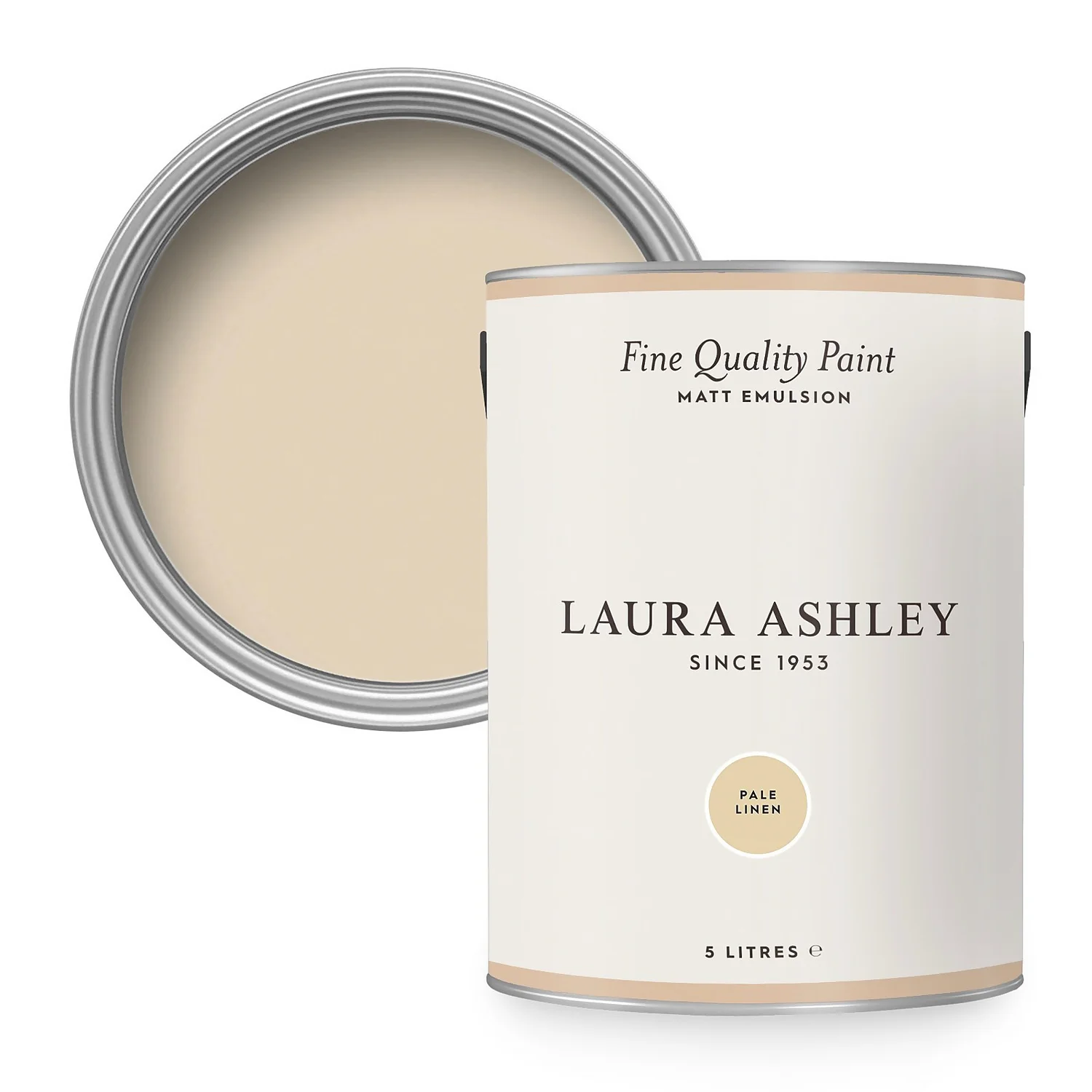 Laura Ashley Matt Emulsion Paint Pale Linen - 5L 3 Laura Ashley Matt Emulsion Paint Pale Linen - 5L