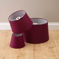 Clyde Plum Taper Shade - 20cm -Furniture Series Store 13139369 1584920559331310