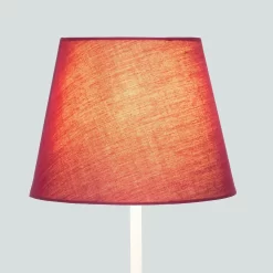 Clyde Plum Taper Shade - 20cm -Furniture Series Store 13139369 9474900551664587