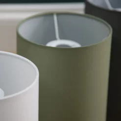 Clyde Sage Cylinder Shade - 16cm -Furniture Series Store 13139380 1624944147982011