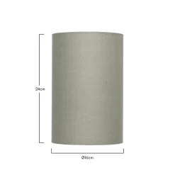Clyde Sage Cylinder Shade - 16cm -Furniture Series Store 13139380 6824900551388908