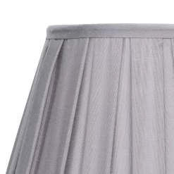 Raye Dove Pleated Taper Silk Shade - 30cm -Furniture Series Store 13139400 6534900556749386