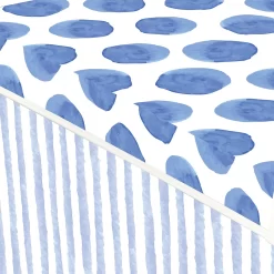 Curver Stockholm Coastal Deco Storage Box - Blue & White - 22L -Furniture Series Store 13169627 2314898511718017