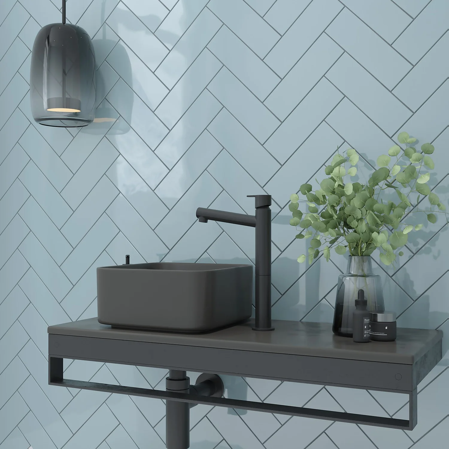 None Camden Green Ceramic Wall Tile 100 X 300mm - 0.45sqm Pack 3 None Camden Green Ceramic Wall Tile 100 X 300mm - 0.45sqm Pack