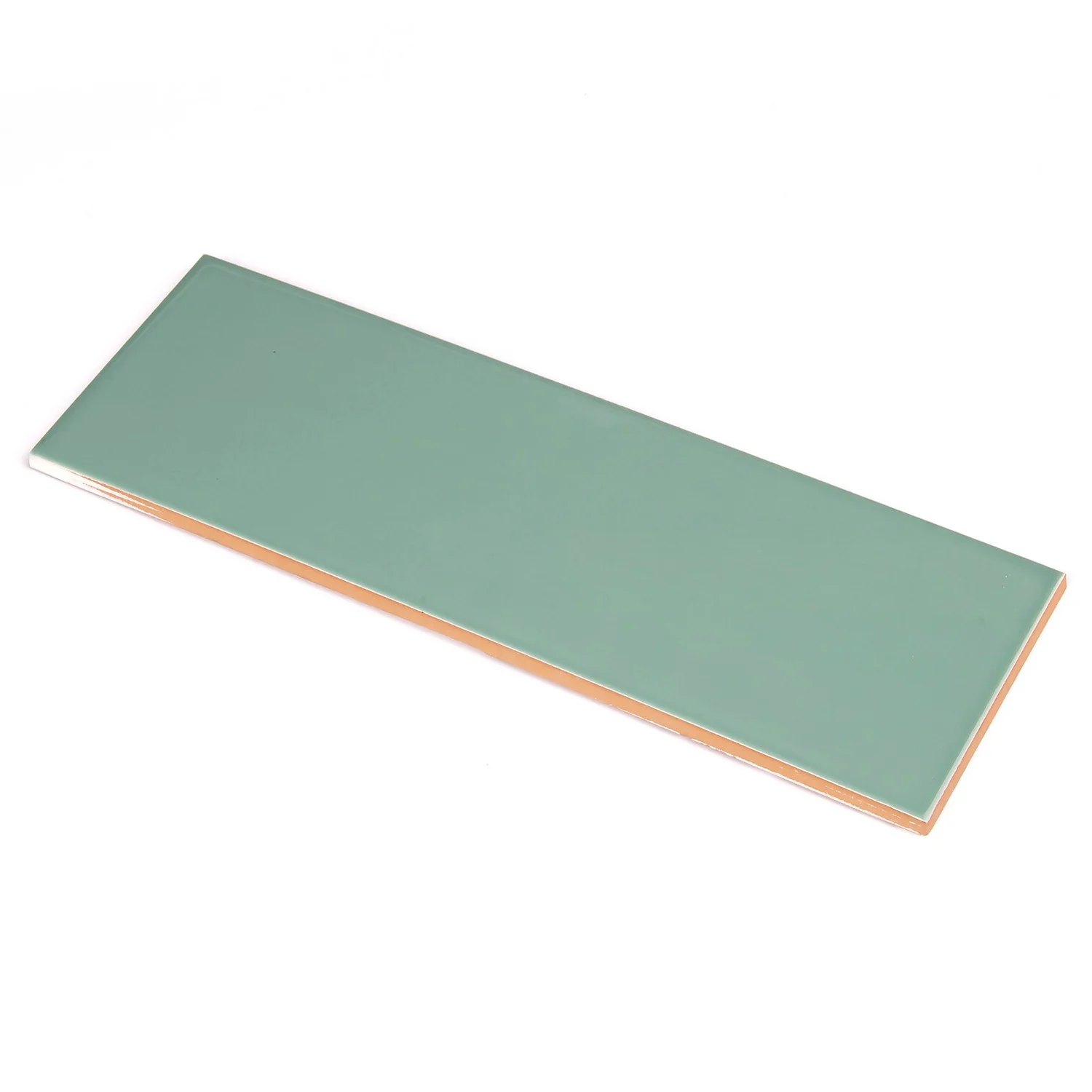 None Camden Green Ceramic Wall Tile 100 X 300mm - 0.45sqm Pack 4 None Camden Green Ceramic Wall Tile 100 X 300mm - 0.45sqm Pack - Image 2