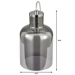 Jinx Table Lamp - Smoked Glass -Furniture Series Store 13208310 9014909895139171