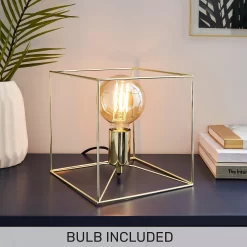 Edge Table Lamp - Polished Brass