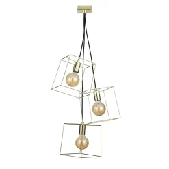 Edge 3 Light Cluster Pendant - Polished Brass 8 Edge 3 Light Cluster Pendant - Polished Brass -Furniture Series Store 13208317 1164896913210392